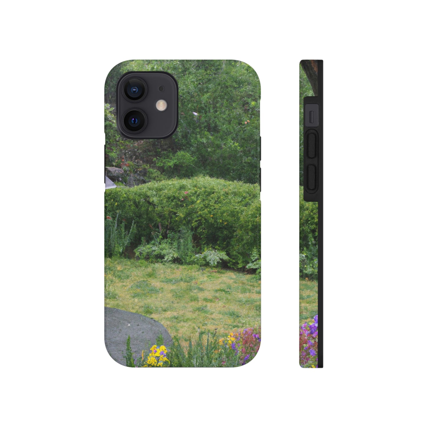 "Rainy Refuges: Uncovering the Fortune of a Garden Under an Umbrella" - The Alien Tough Phone Cases