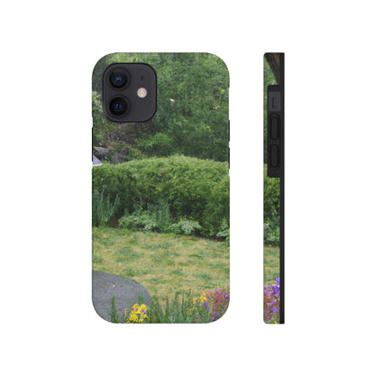 "Rainy Refuges: Uncovering the Fortune of a Garden Under an Umbrella" - The Alien Tough Phone Cases