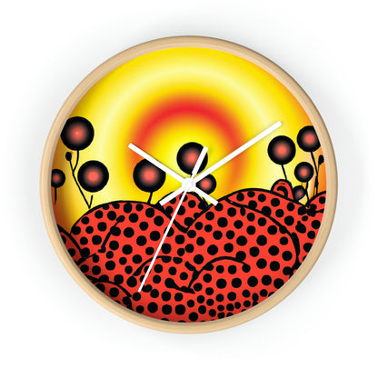 "A New Dawn's Glow" - The Alien Wall Clock