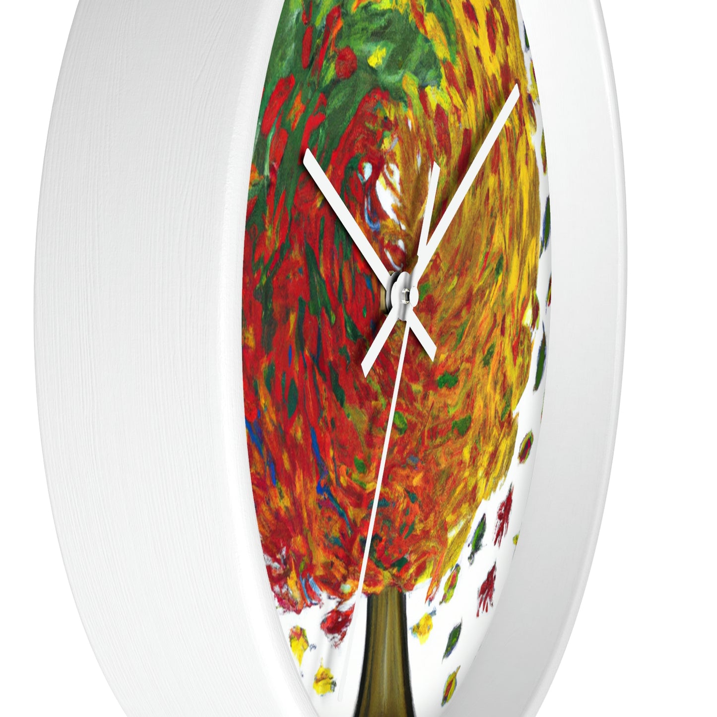 "Autumnal Whirl" - The Alien Wall Clock