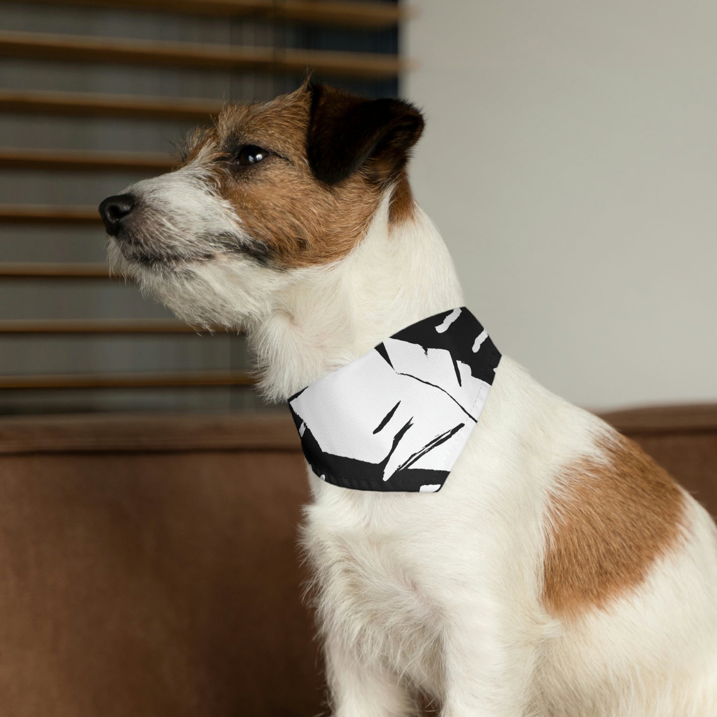 Lost in the Shadows: The White Feather's Journey - The Alien Pet Bandana Collar