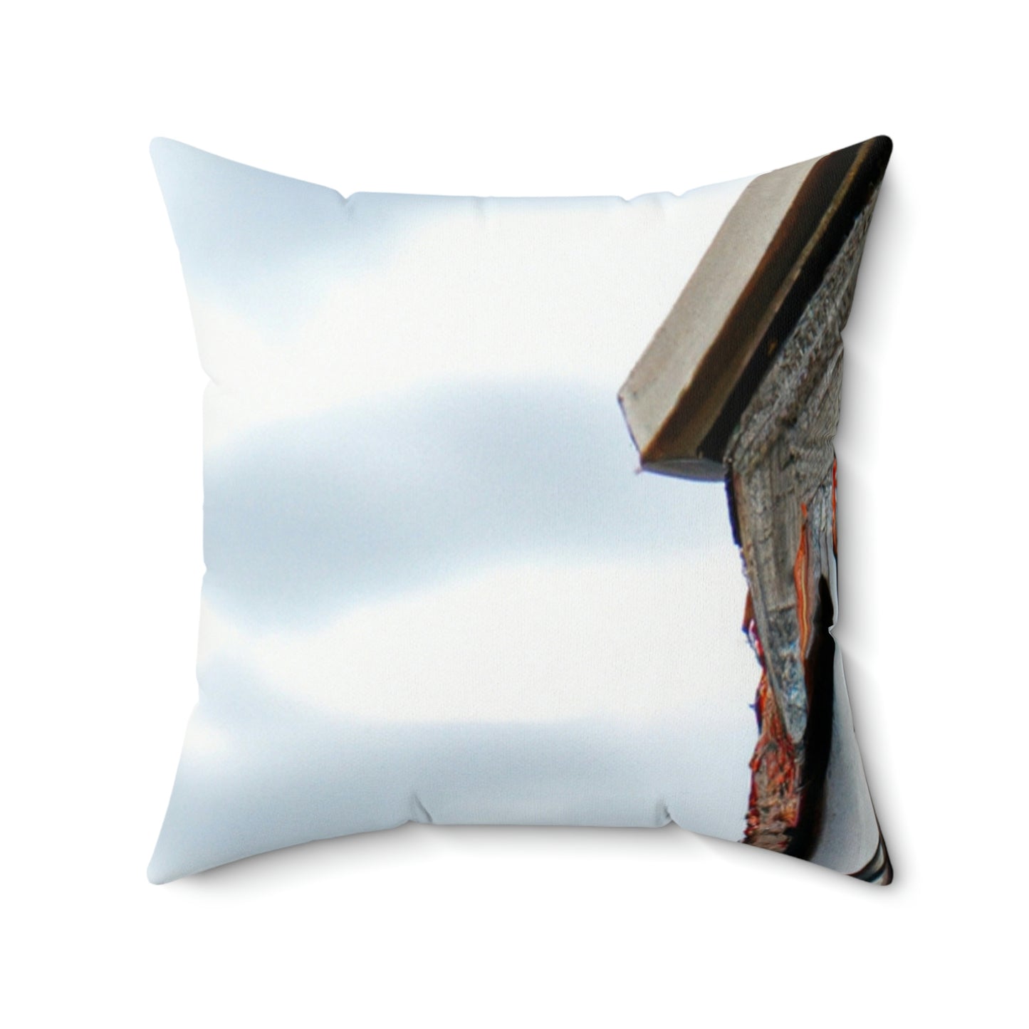 The Clocktower's Shadow - The Alien Square Pillow