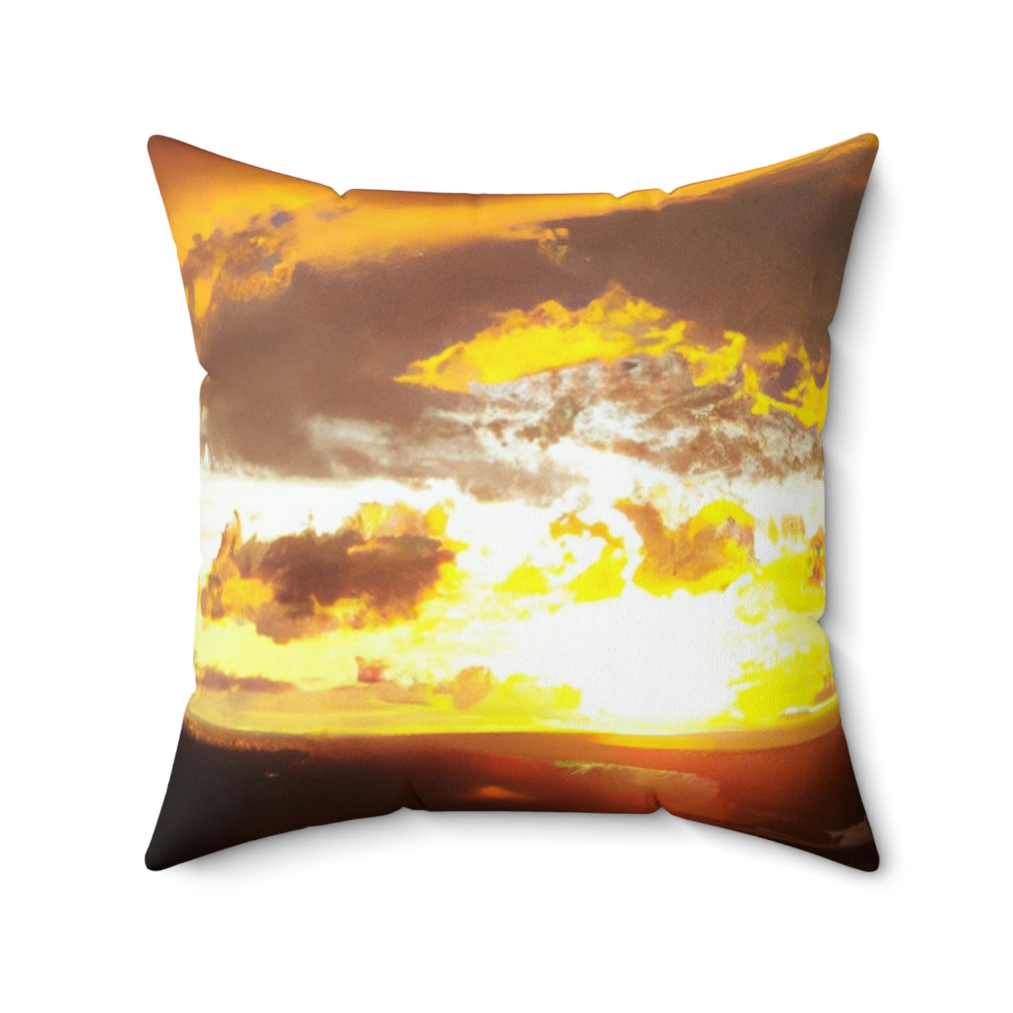 "Ruhe nach dem Sturm" - Das Alien Square Pillow