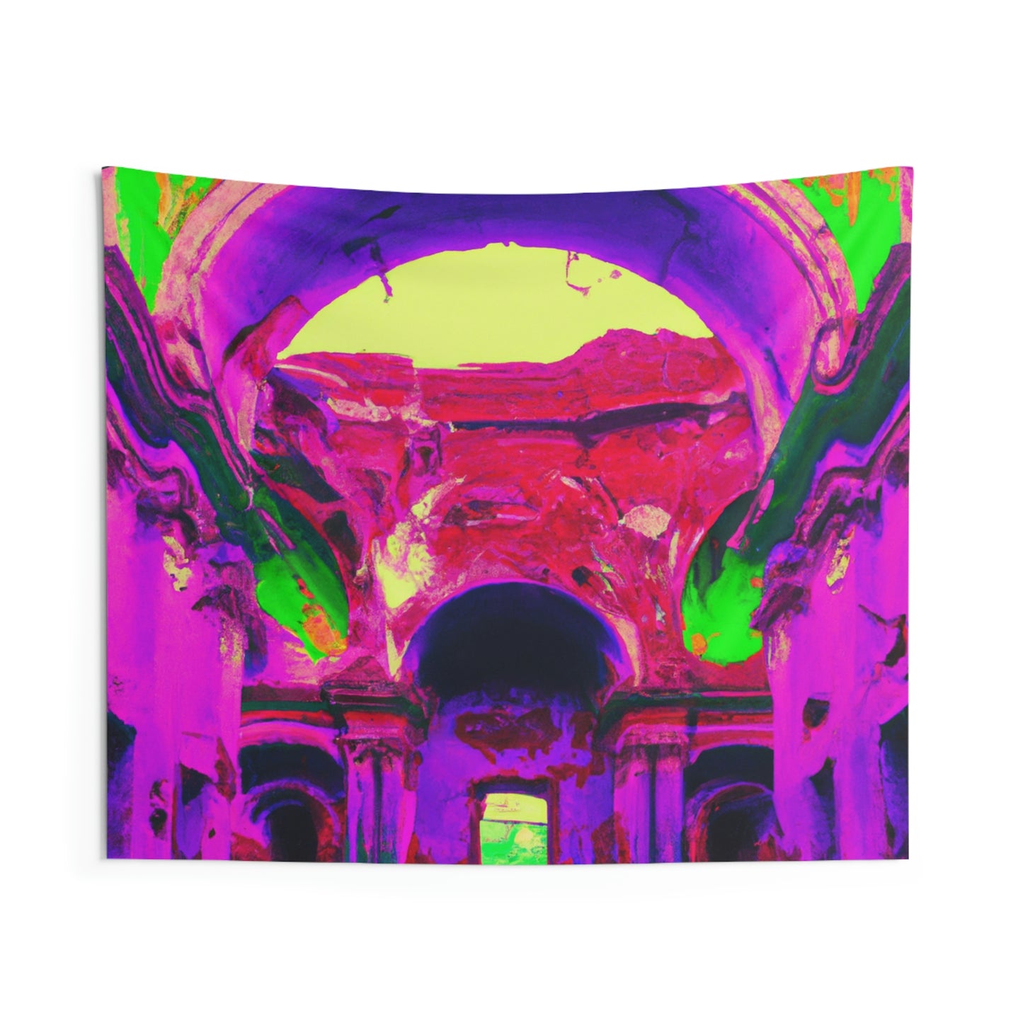 Mystical Madness: Crazy Colors in the Forgotten Cathedral - The Alien Wall Tapestries