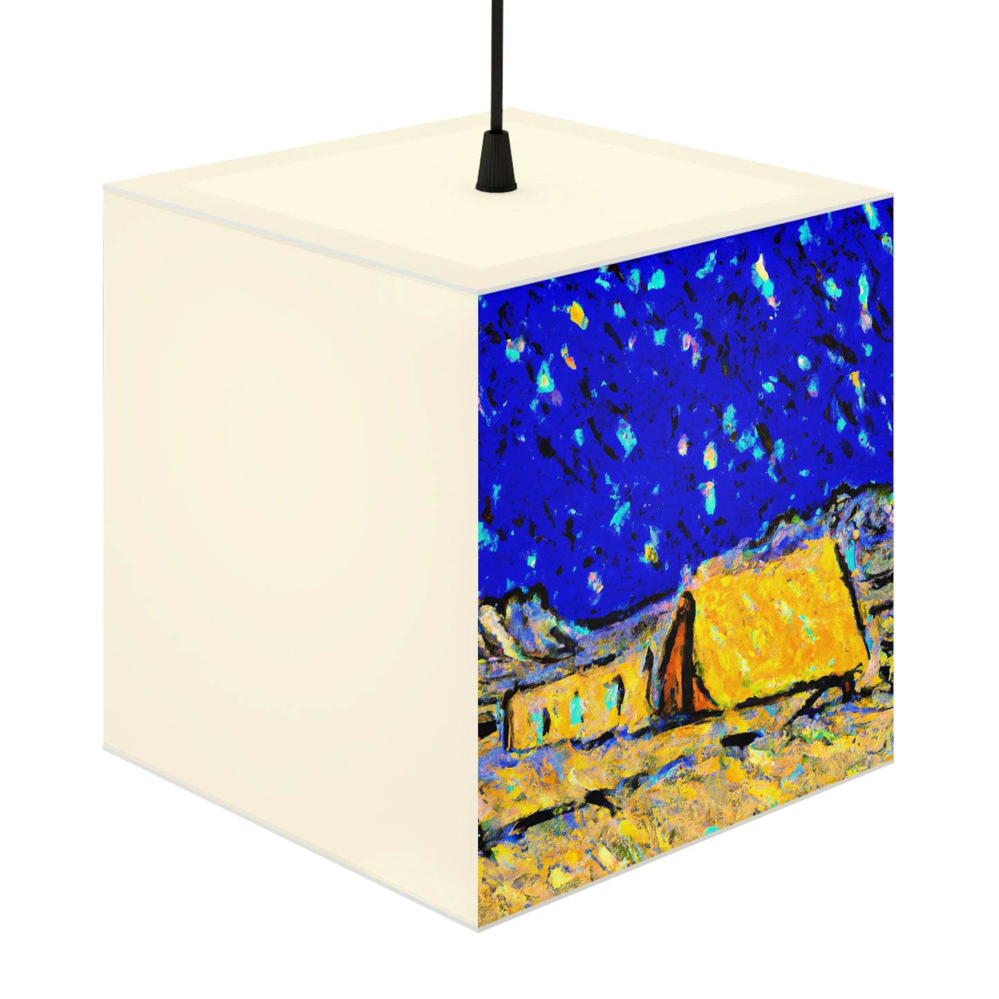 "Enchanted Sands of the Night Sky" - The Alien Light Cube Lamp