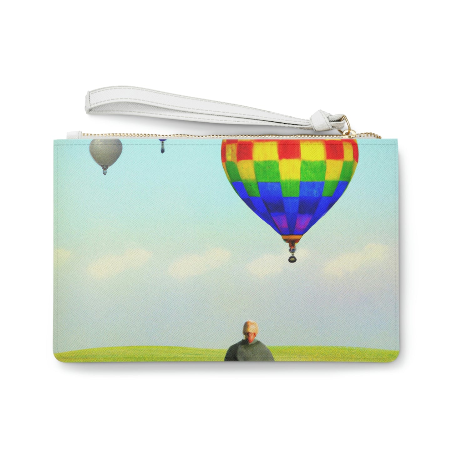 "Finding Stillness in the Sky" - Die Alien Clutch Bag