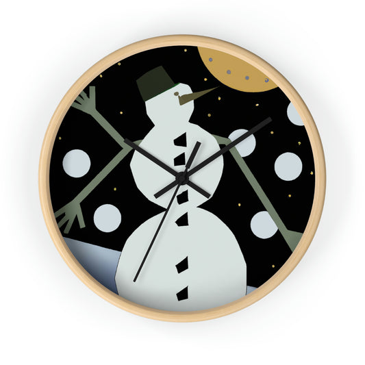 "A Winter Night's Wish" - The Alien Wall Clock