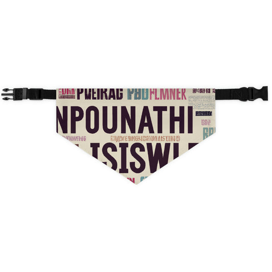 "A Trip Down Memory Lane: 16 of My Favourite Words" - Das Alien Pet Bandana Halsband