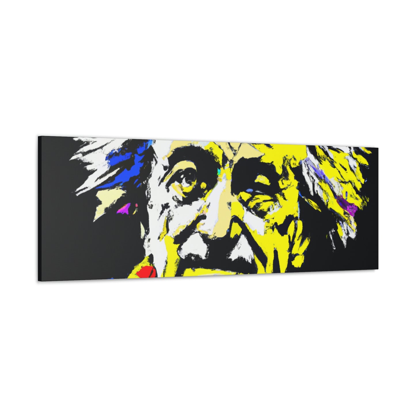 "Albert Einstein: Ein Pop-Art-Porträt" - The Alien Canva