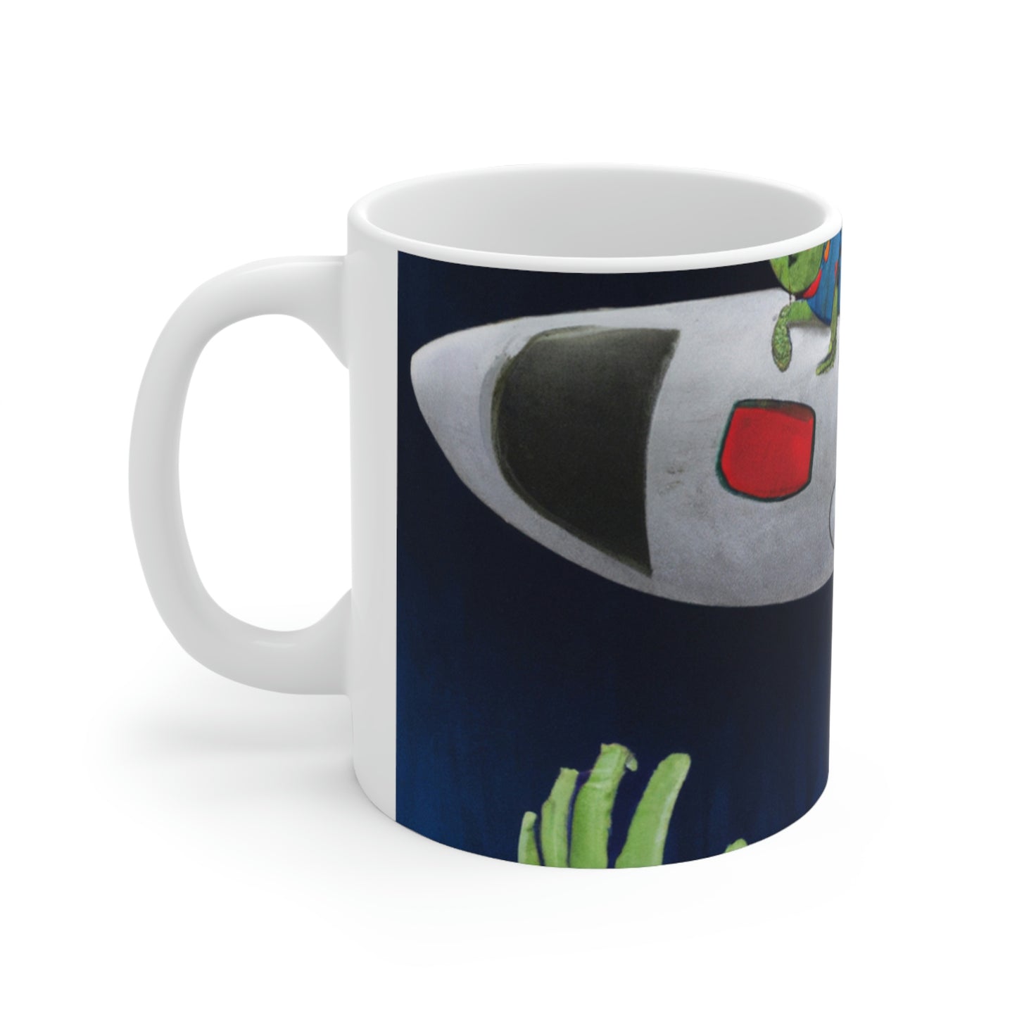 Rescuing the Alien: A Race Against Time - The Alien Taza de cerámica 11 oz