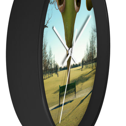 "Alien Parked Tales" - The Alien Wall Clock