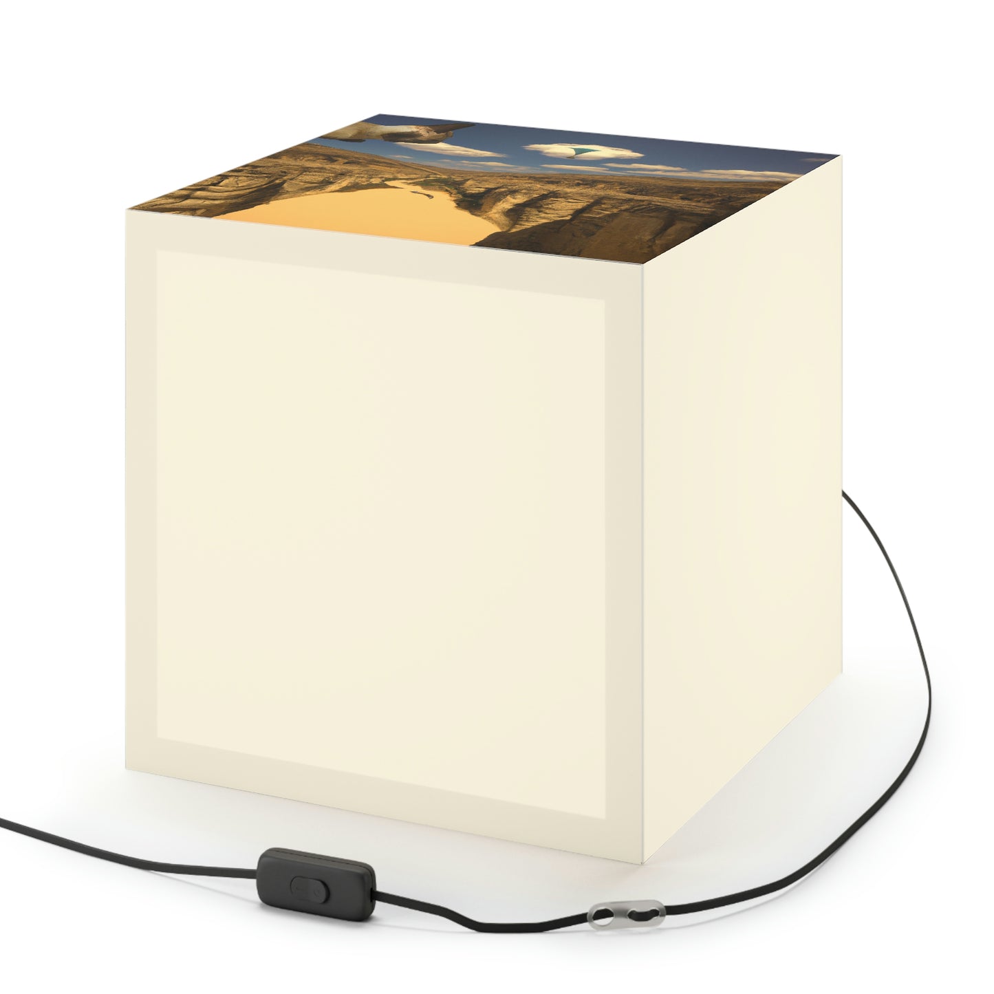 "Feline Flight Over the Grand Gulch" - The Alien Light Cube Lamp