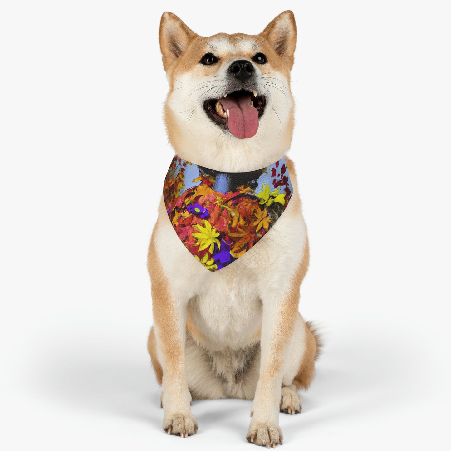 "Autumn Scarecrow Blues" - Das Alien Pet Bandana Halsband