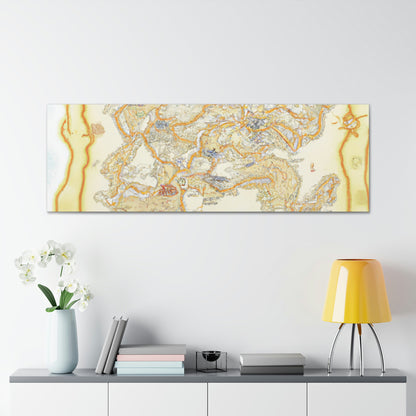 "The Mystical Map of Unfathomable Journeys" - The Alien Canva