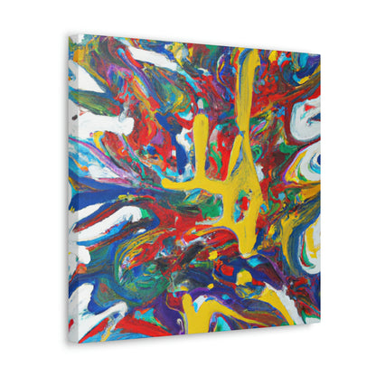 Synesthetic Symphony: An Abstract Painting - The Alien Canva.