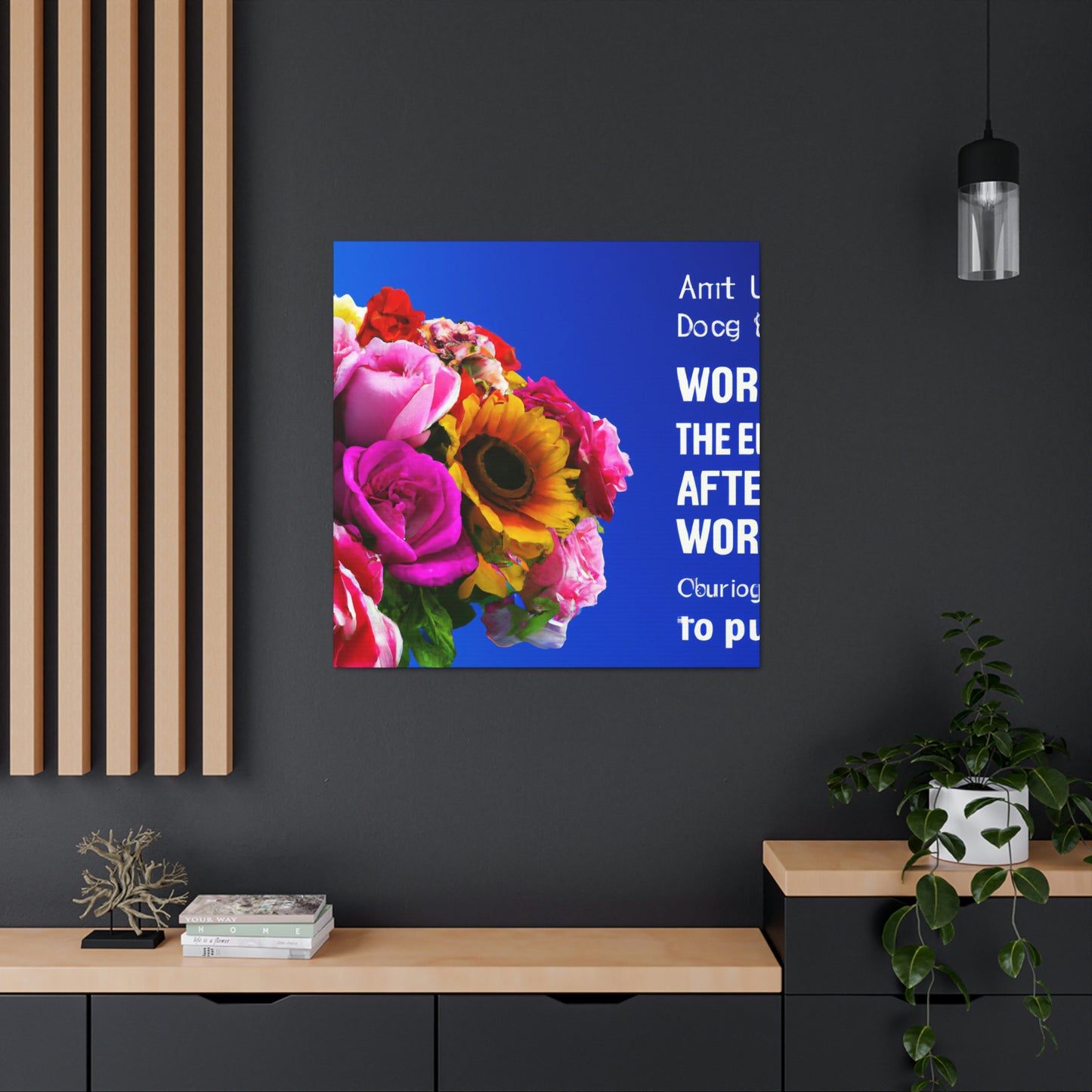 The Flower Collector by Global Artists - Canvas