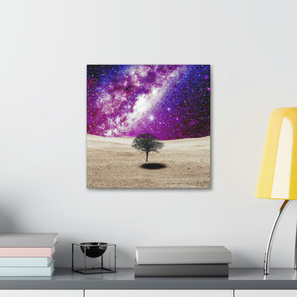 "Árbol solitario de polvo de estrellas" - The Alien Canva