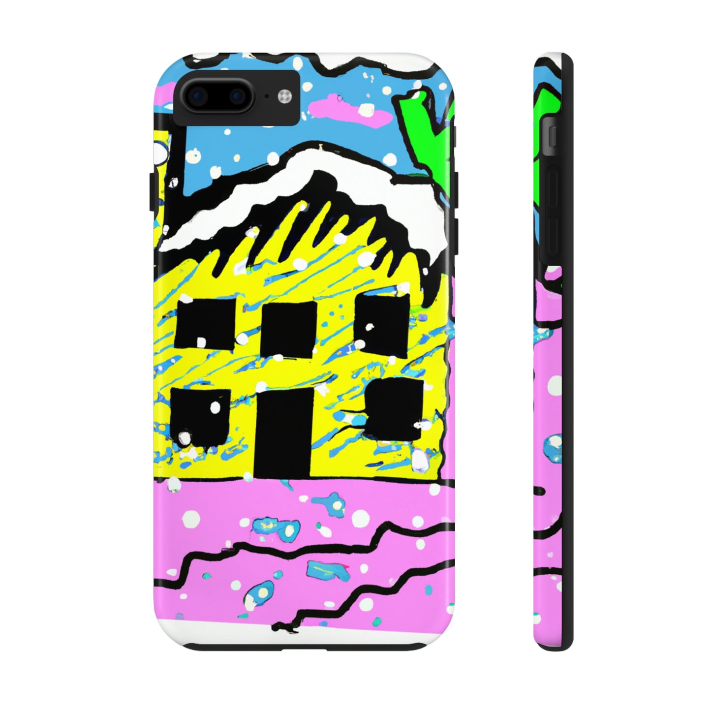 "Desolate Winter Dwelling" - Die Alien Tough Phone Cases