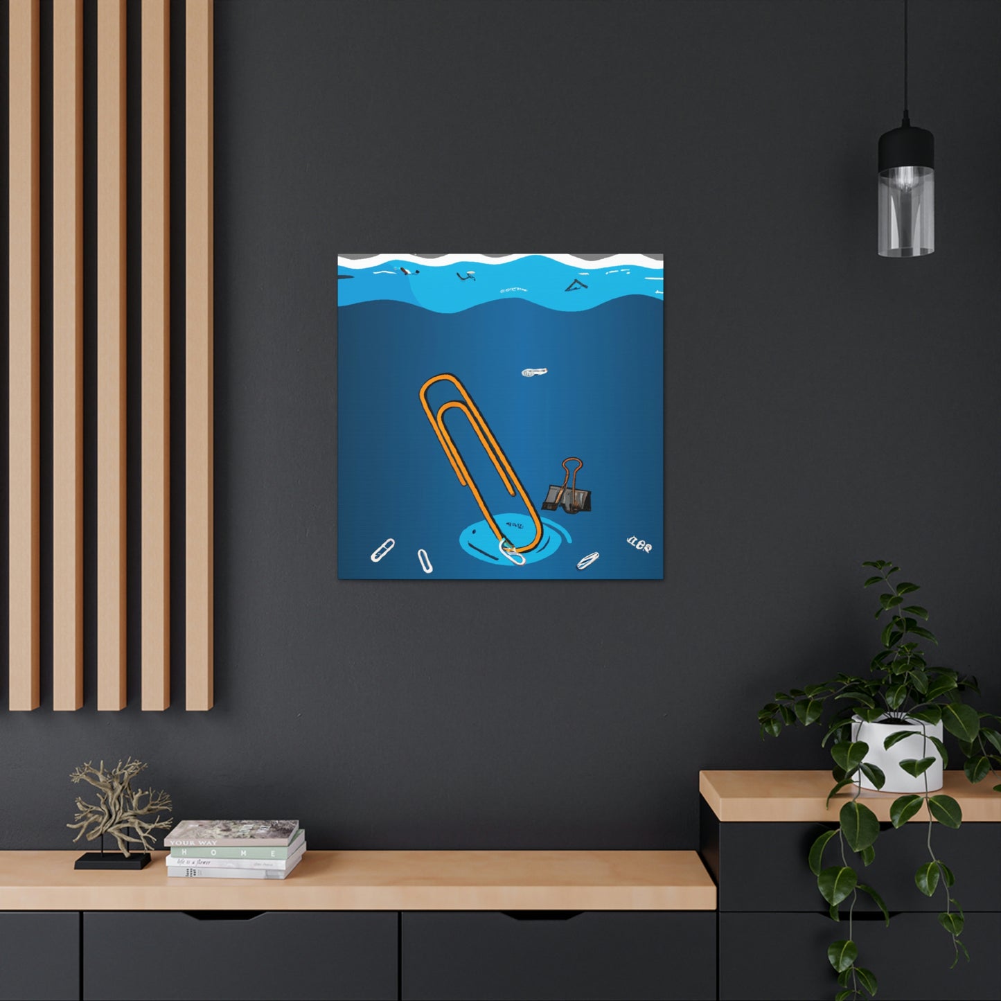 "A Paperclip Against the Tide: Escaping a Sinking Submarine" - The Alien Canva