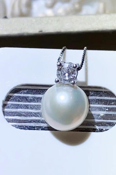 Collar de plata de ley 925 con perlas de agua dulce