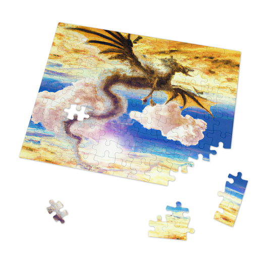 "A Heavenly Blaze with a Mystic Dragon" - The Alien Jigsaw Puzzle