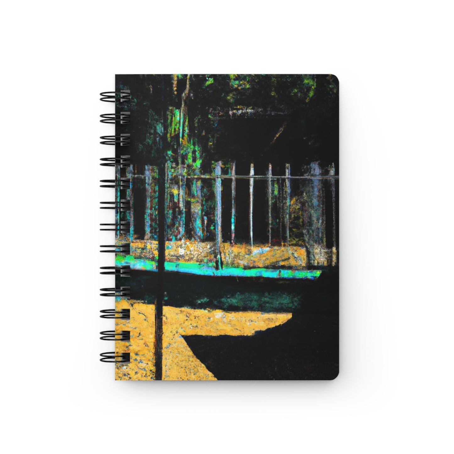 "Lost in the Shadows of Oblivion: A Journey Through the Abandoned Zoo" - The Alien Spiral Bound Journal