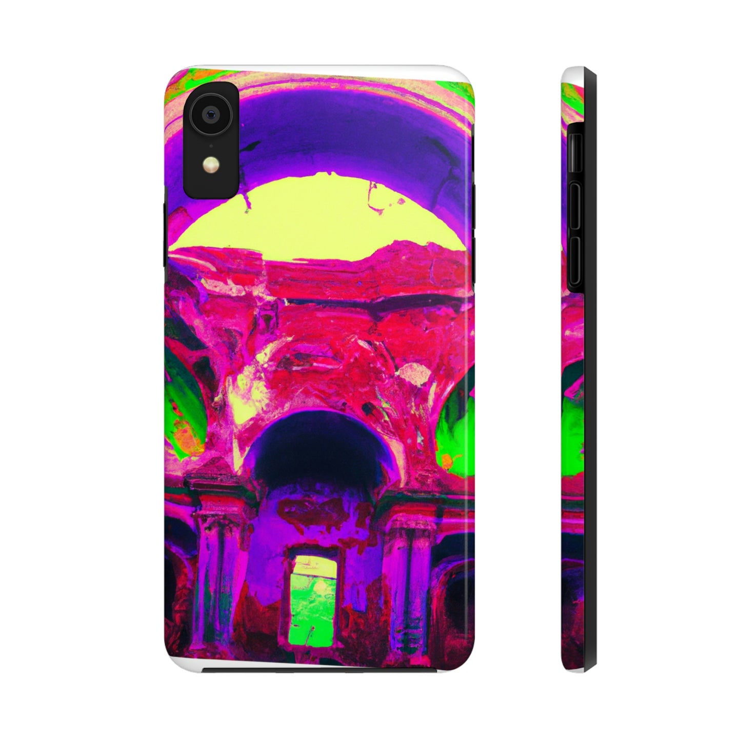 Locura mística: colores locos en la catedral olvidada: las fundas para teléfonos Alien Tough