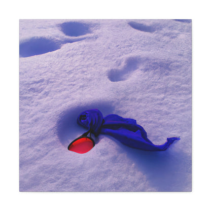 "Buried in the Snow: A Vivid Memory" - The Alien Canva