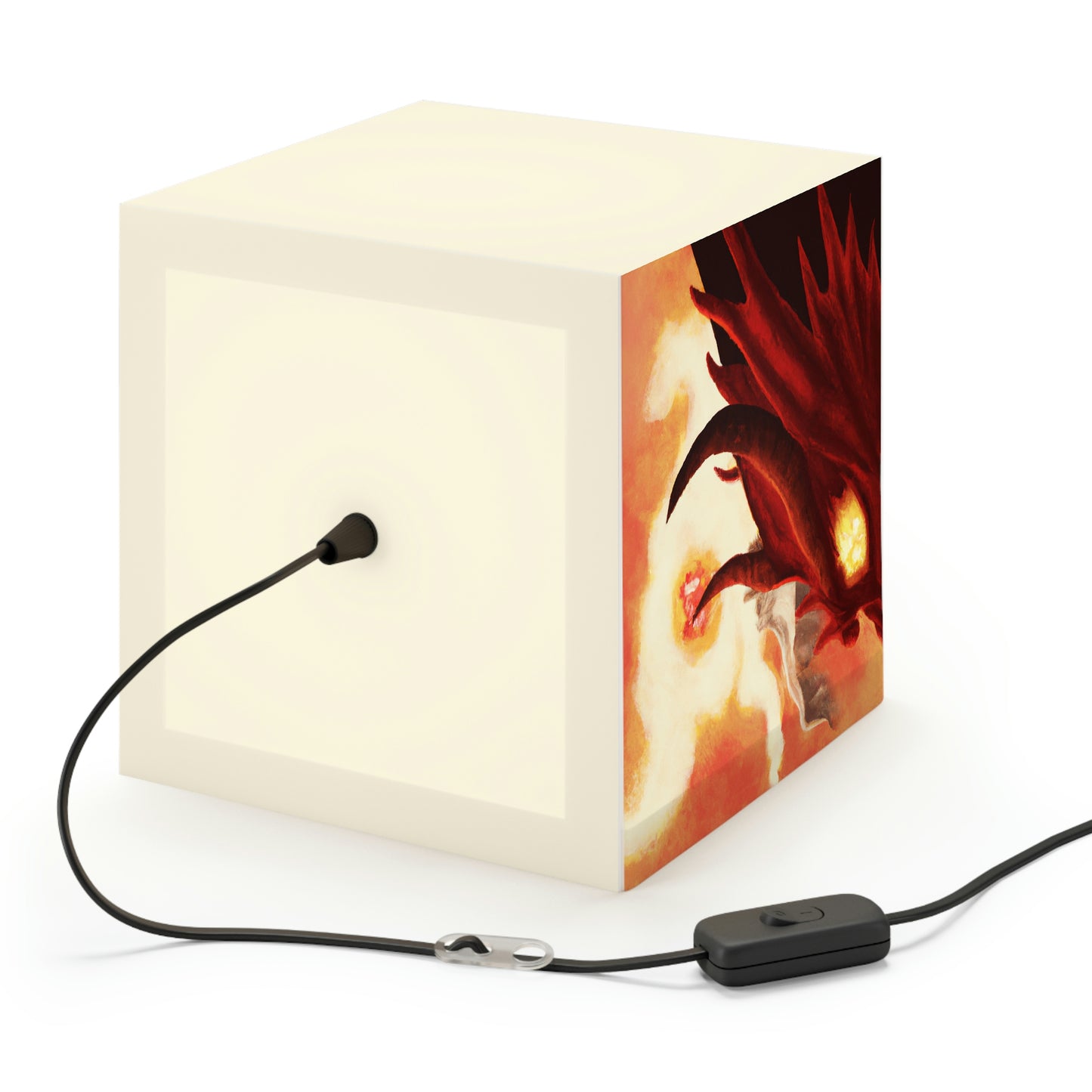 The Crimson Scourge of the Kingdom - The Alien Light Cube Lamp