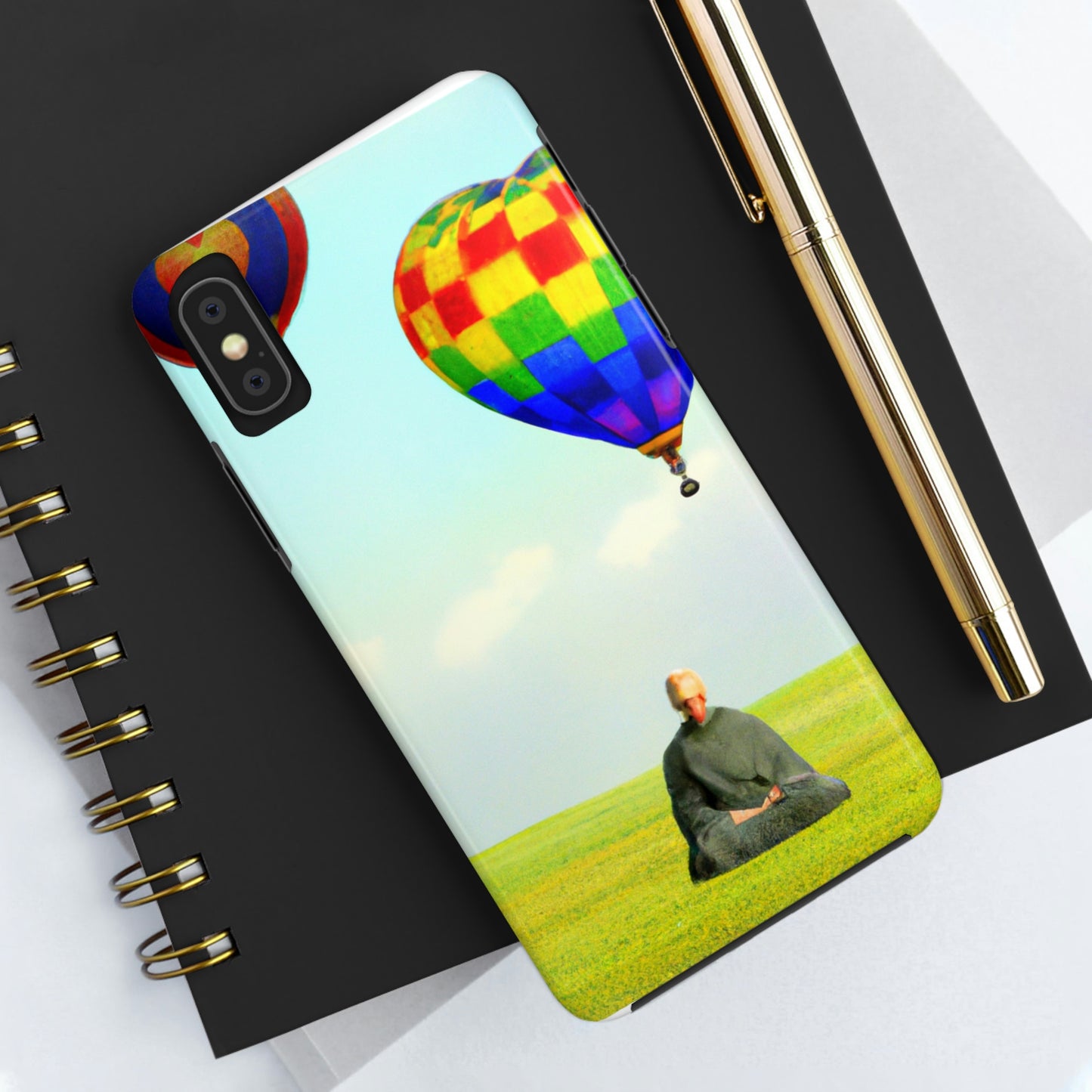 "Finding Stillness in the Sky" - The Alien Tough Phone Cases