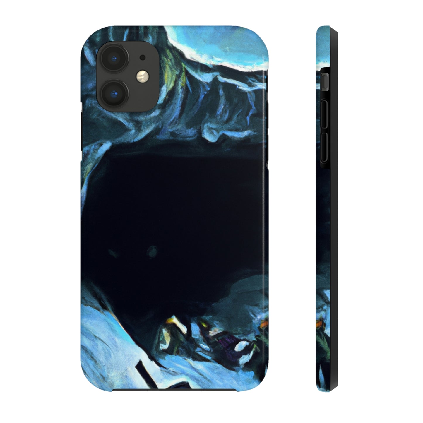 "Flucht aus den eisigen Tiefen" - Die Alien Tough Phone Cases