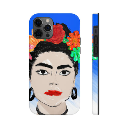 „Feurige Frida: Eine mexikanische Ikone mit farbenfroher Kultur malen“ – The Alien Tough Phone Cases