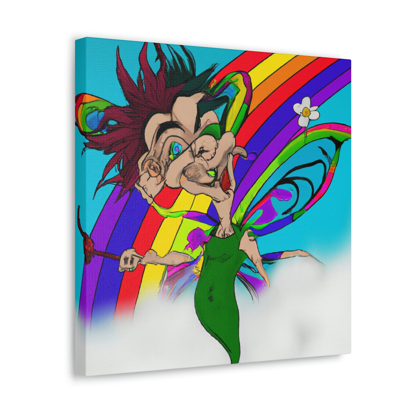 Rainbow Mischief Fairy - Die Alien-Canva