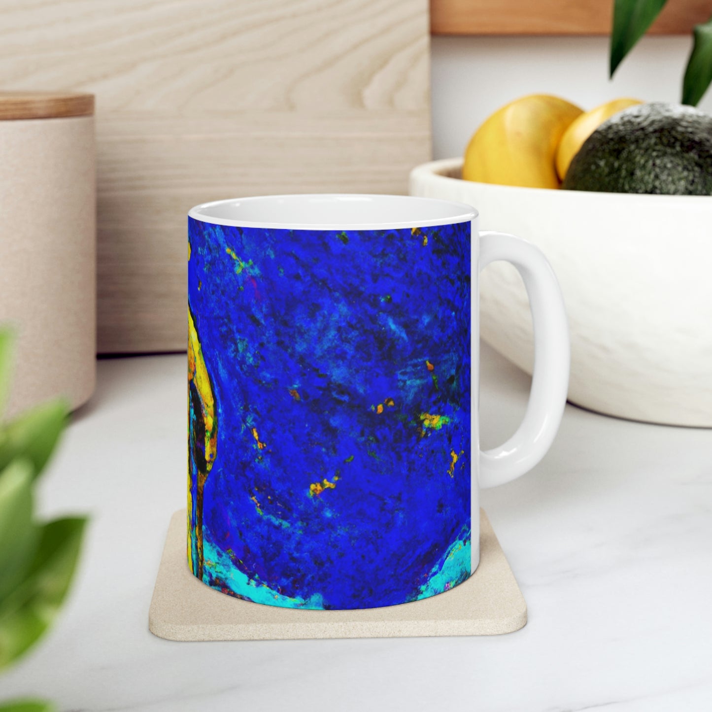 "Lone Mage on the Frozen Summit" - The Alien Taza de cerámica 11 oz