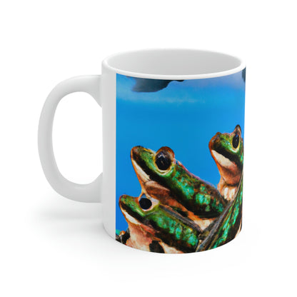 "A Frog Chorus in the Thunderstorm" - The Alien Ceramic Mug 11 oz