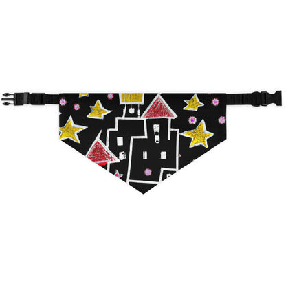 "Heaven's Glittering Palace" - El collar de bandana para mascota alienígena