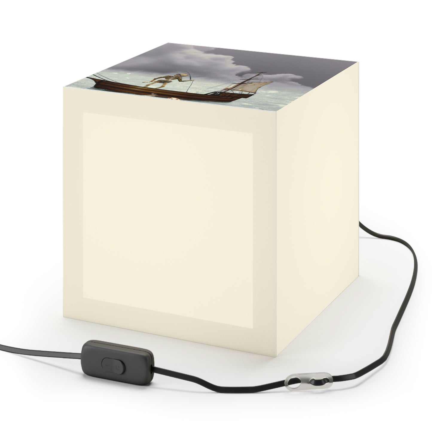 "The Phantom Captain of the Tempest Seas" - The Alien Light Cube Lamp