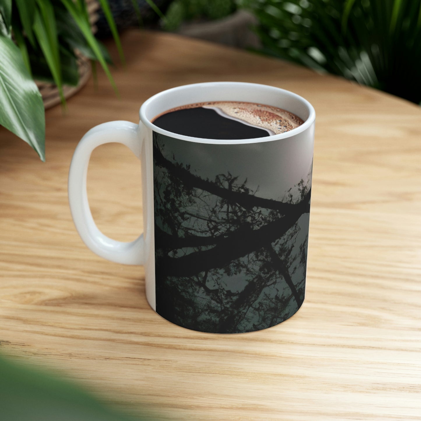 "A Moonlit Mystical World" - Taza de cerámica The Alien 11 oz