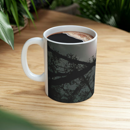 "A Moonlit Mystical World" - The Alien Ceramic Mug 11 oz