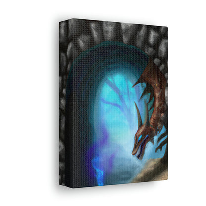 "The Dragon and the Forbidden Portal" - The Alien Canva