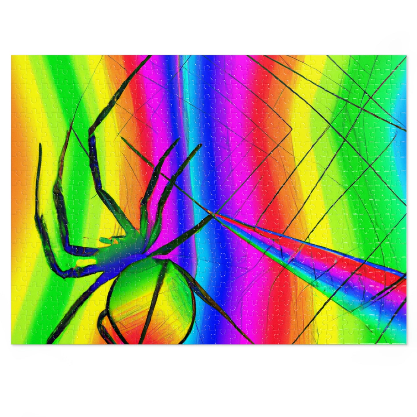 "A Spinnerette's Prismatic Web" - The Alien Jigsaw Puzzle