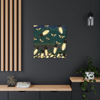 Twinkling Fireflies in the Evening Sky - The Alien Canva