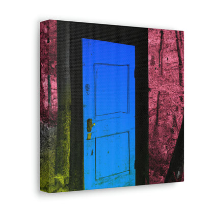 The Enigmatic Door of the Forest - The Alien Canva