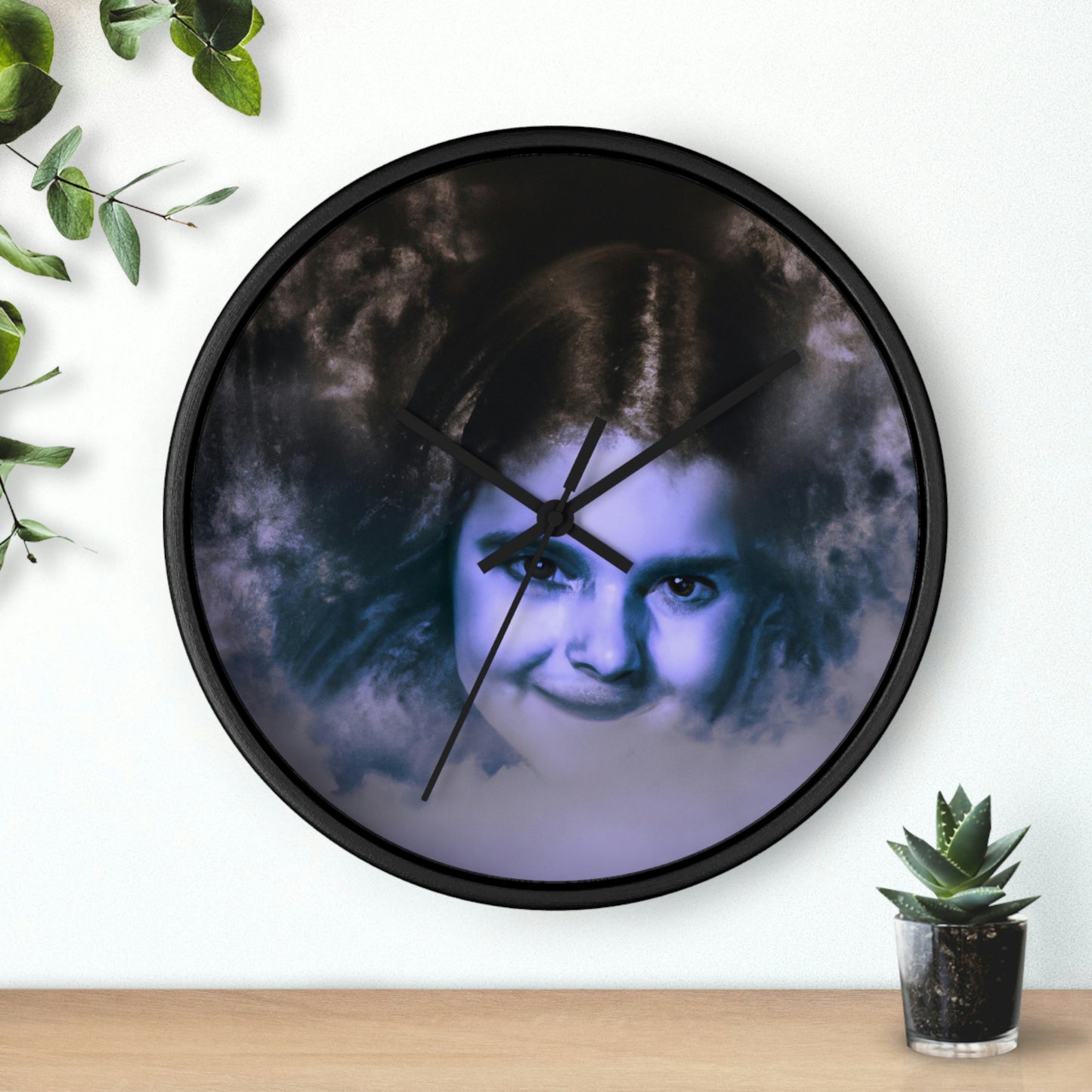 Through the Misty Veil - The Alien Wall Clock