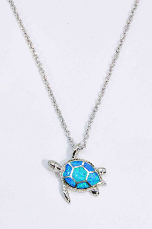Halskette mit Opal-Schildkröten-Anhänger
