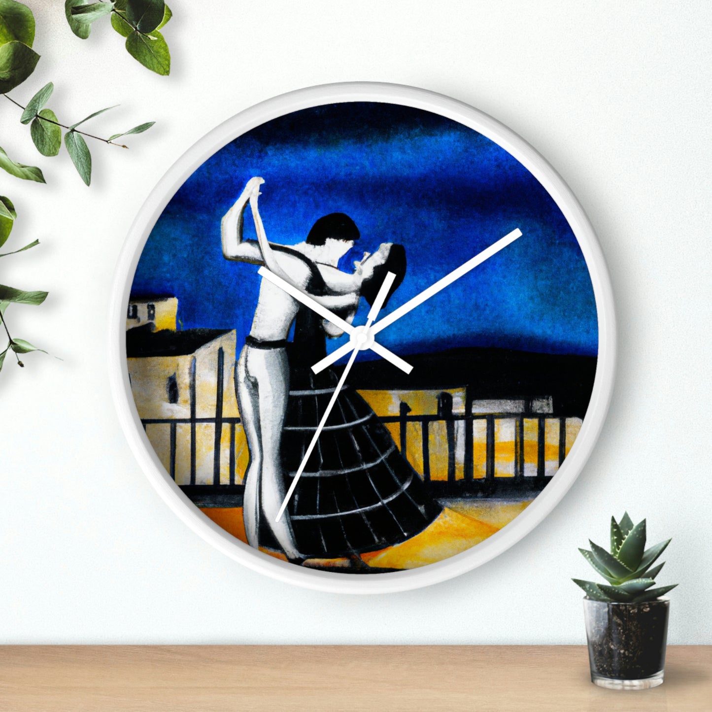 "Lovers After Dark" - The Alien Wall Clock