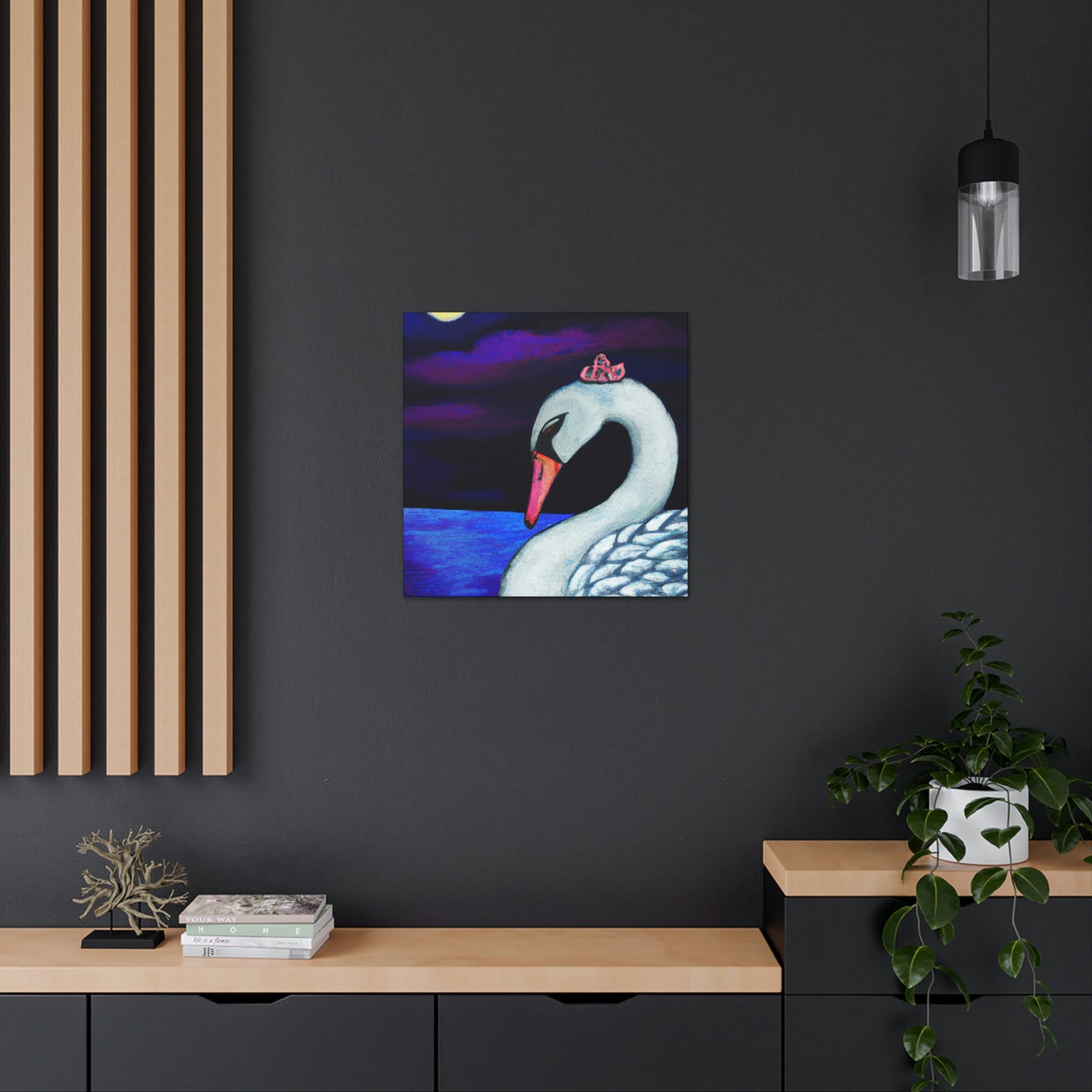 "A Swan's Lament: The Widowed Heavens" - The Alien Canva