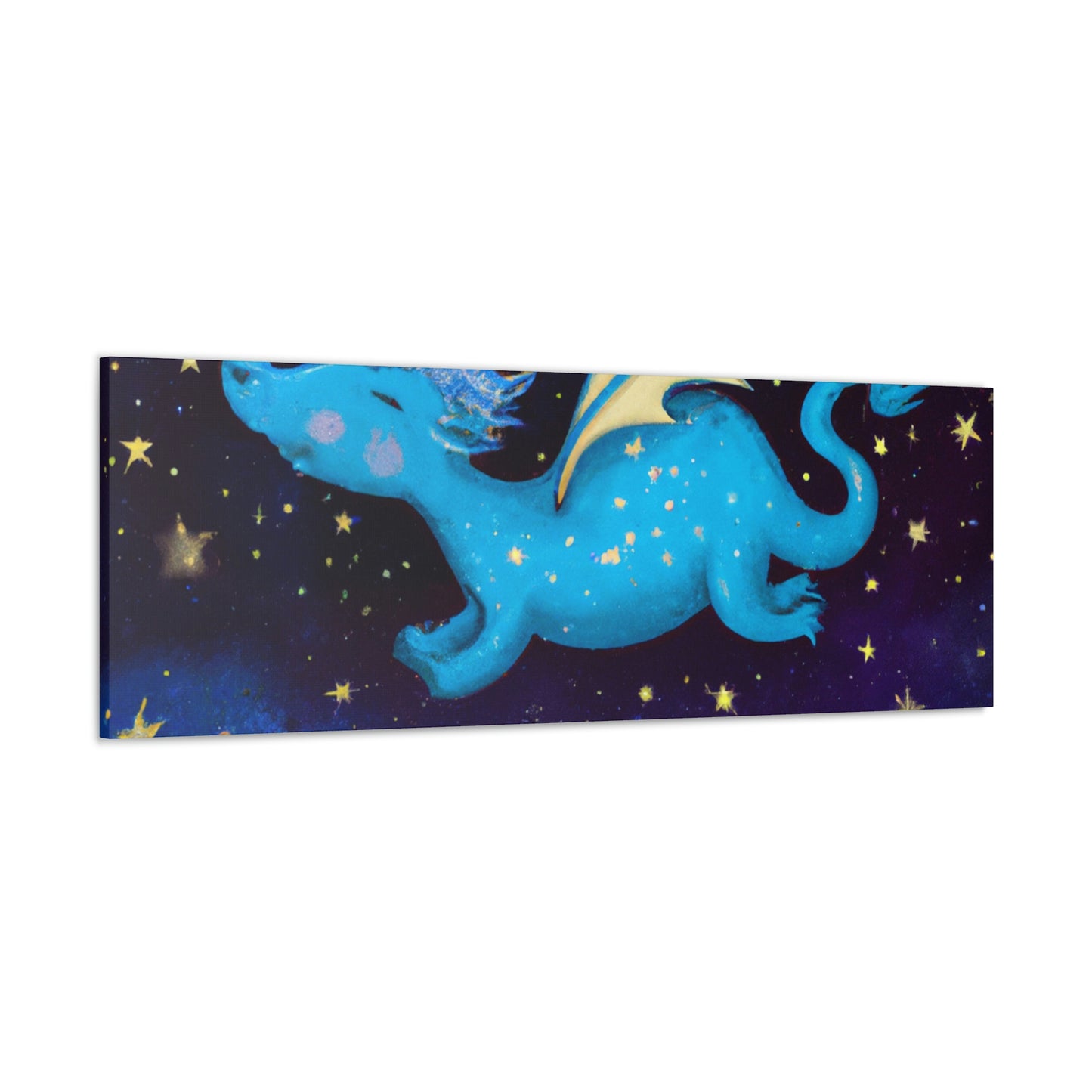 "Drifting Among the Stars: The Story of a Baby Dragon" - The Alien Canva