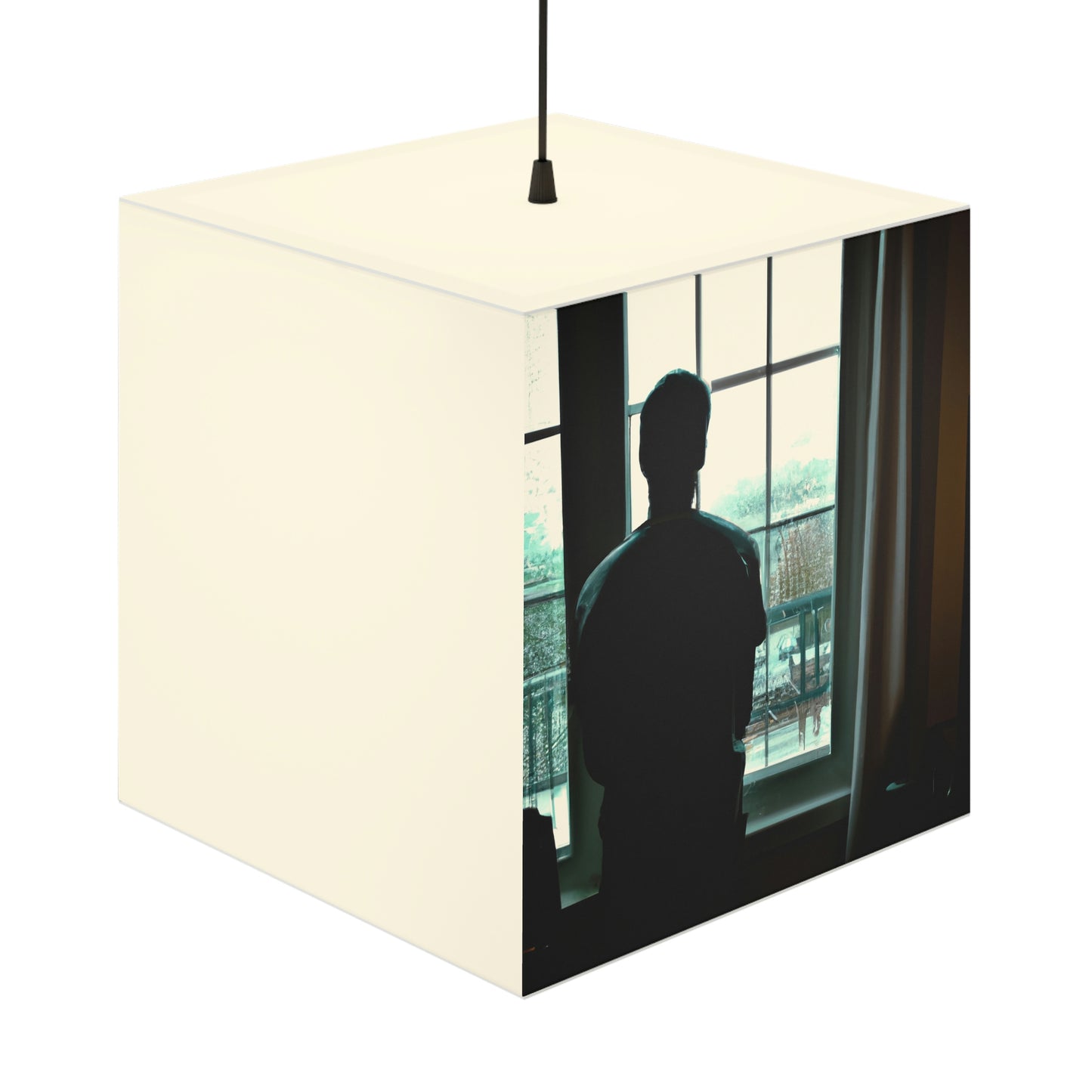 Sad Solitude - The Alien Light Cube Lamp