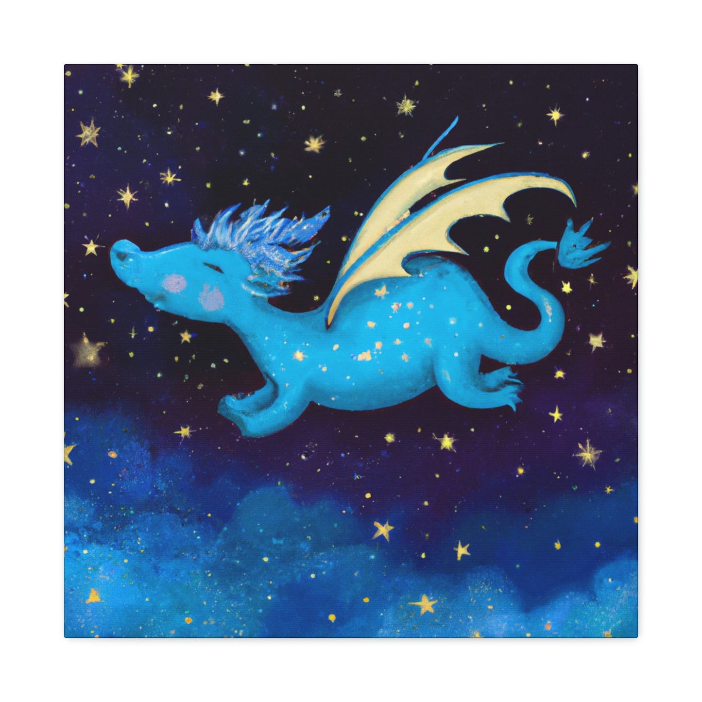 "Drifting Among the Stars: The Story of a Baby Dragon" - The Alien Canva